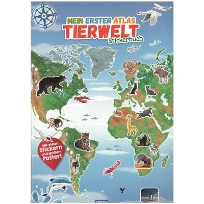 Stickerbuch "Mein erster Atlas-Tierwelt"