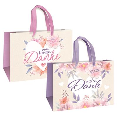 Geschenktasche "Danke" mittel quer