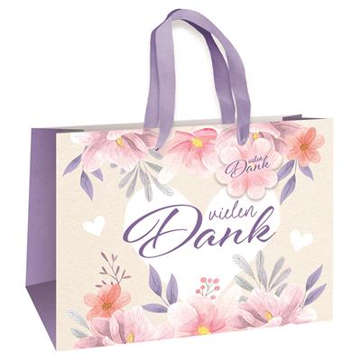 Geschenktasche "Danke" mittel quer