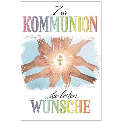 Bil. Kommunion Hände im Kreis