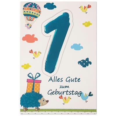 Bil. Geburtstag Alter "1"