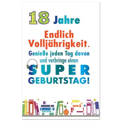 Bil. Geburtstag Alter "18"