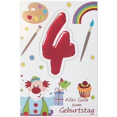 Bil. Geburtstag Alter "4"