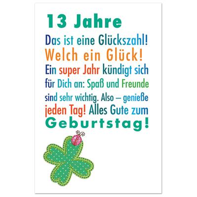 Bil. Geburtstag Alter "13"