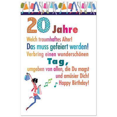 Bil. Geburtstag Alter "20"