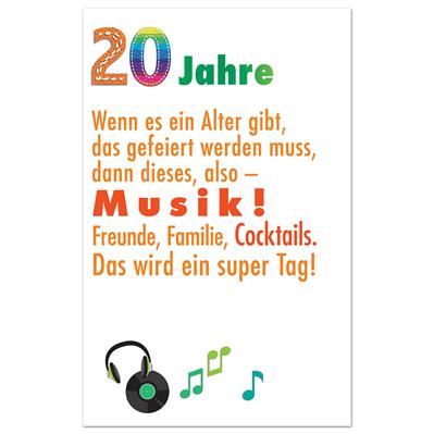 Bil. Geburtstag Alter "20"