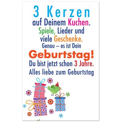 Bil. Geburtstag Alter "3"