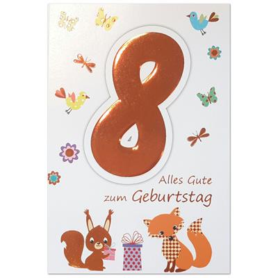 Bil. Geburtstag Alter "8"