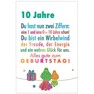 Bil. Geburtstag Alter "10"