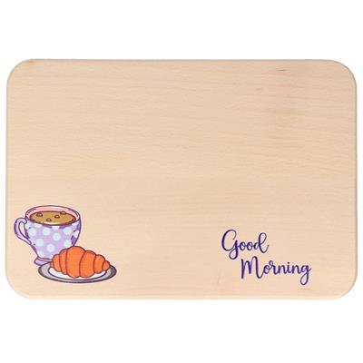 Brettchen farbig, "Good Morning" 21,5x14,5cm
