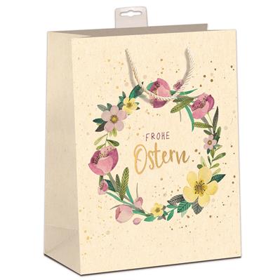 Geschenktasche "Ostern Blumen" groß