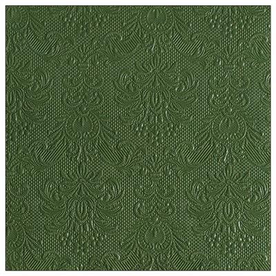 Servietten 15er Elegance dark green, 33cm