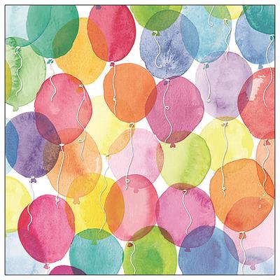 Servietten 20er Aquarell Balloons, 33cm