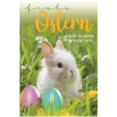 Bil. Ostern Hase mit zwei Eiern