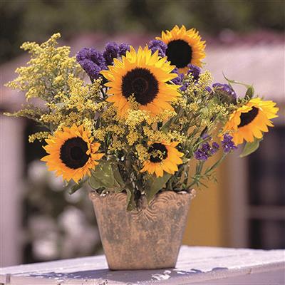 Servietten 20er Sunflower Bouquet, 33cm