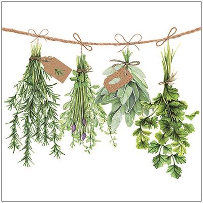 Servietten 20er Fresh Herbs, 33cm