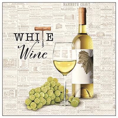 Servietten 20er White wine, 33cm