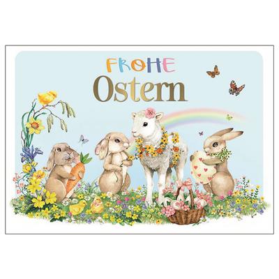 Bil. Ostern Lamm mit Hasen