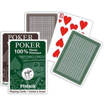 Spielkarten Poker Plastik