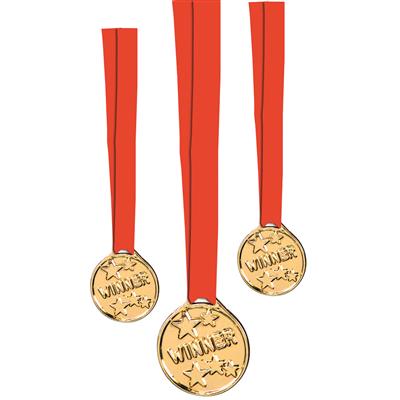 Medaillen 6er, aus Kunststoff