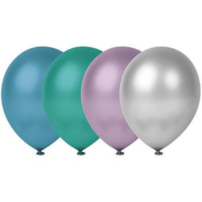 Luftballons "Metallic", 4er Beutel