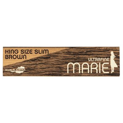 MARIE King Size Slim Brown, 34 Blatt