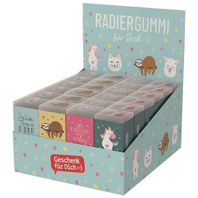 Radiergummi Paket 4x6, Zoo