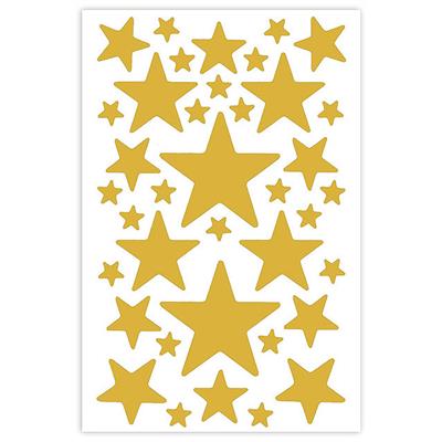 Sticker Sterne gold, 1 Bogen