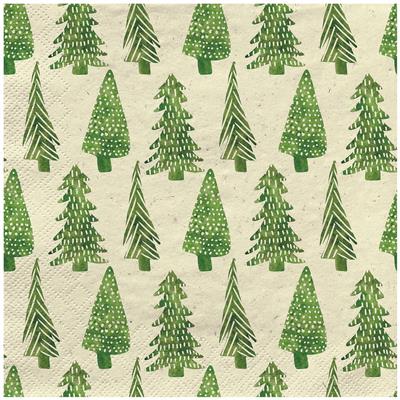 Cocktailservietten 20er christmas trees, 24cm