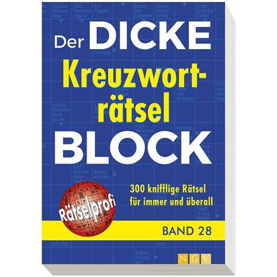 Der dicke Kreuzworträtsel-Block 28
