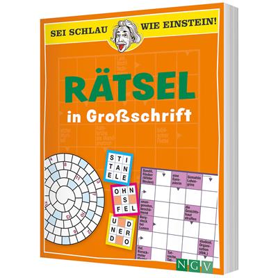 Rätsel in Großschrift, 144 Seiten