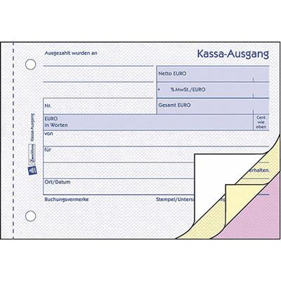 Zweckform KassaAusgang A6 quer, 3x40 Blatt