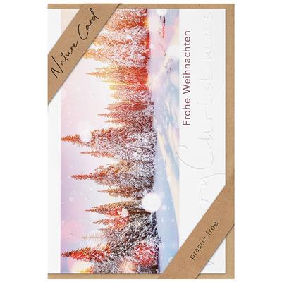Bil. Nature Card Weihnachten Wald