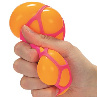 Quetsch-Ball Mesh Hexagon 7,5 cm