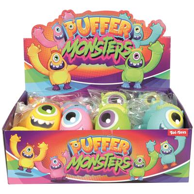 Puffer Monster, one Eye, 4-fach sort.