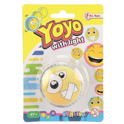 YoYo Emoji mit Licht 18 cm