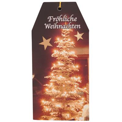 Geschenkanhänger "Weihnachten" traditonell