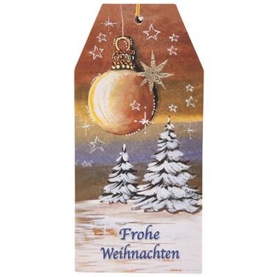 Geschenkanhänger "Weihnachten" traditonell