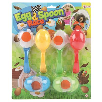Eierlauf - 4 Löffel & 4 Eier