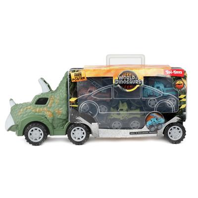 LKW Dinosaurier mit 3 Autos