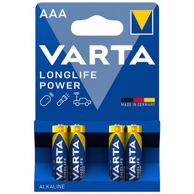 VARTA LONGLIFE Power Micro AAA, 4er BL