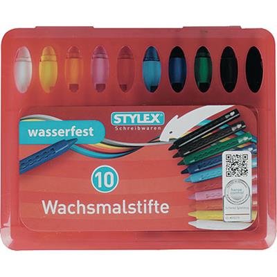 Wachsmalstifte wasserfest 10er Box