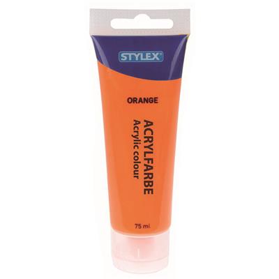 Acrylfarbe, 75 ml, orange