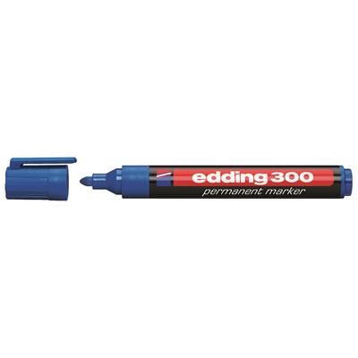 edding 300 permanent marker blau