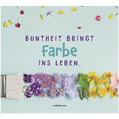 Aufstellbuch "Kunterbunte Glücksgedanken"