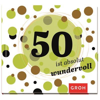 Geschenkbuch "50 ist absolut wundervoll"