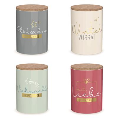 Vorratsdose Set 4x2 Cosy Xmas