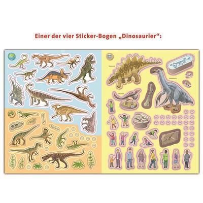 Rav. WWW Stickerheft: Dinosaurier