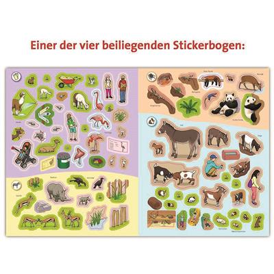 Rav. WWW Stickerheft: Im Zoo