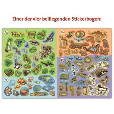 Rav. WWW Stickerheft: Tiere der Welt